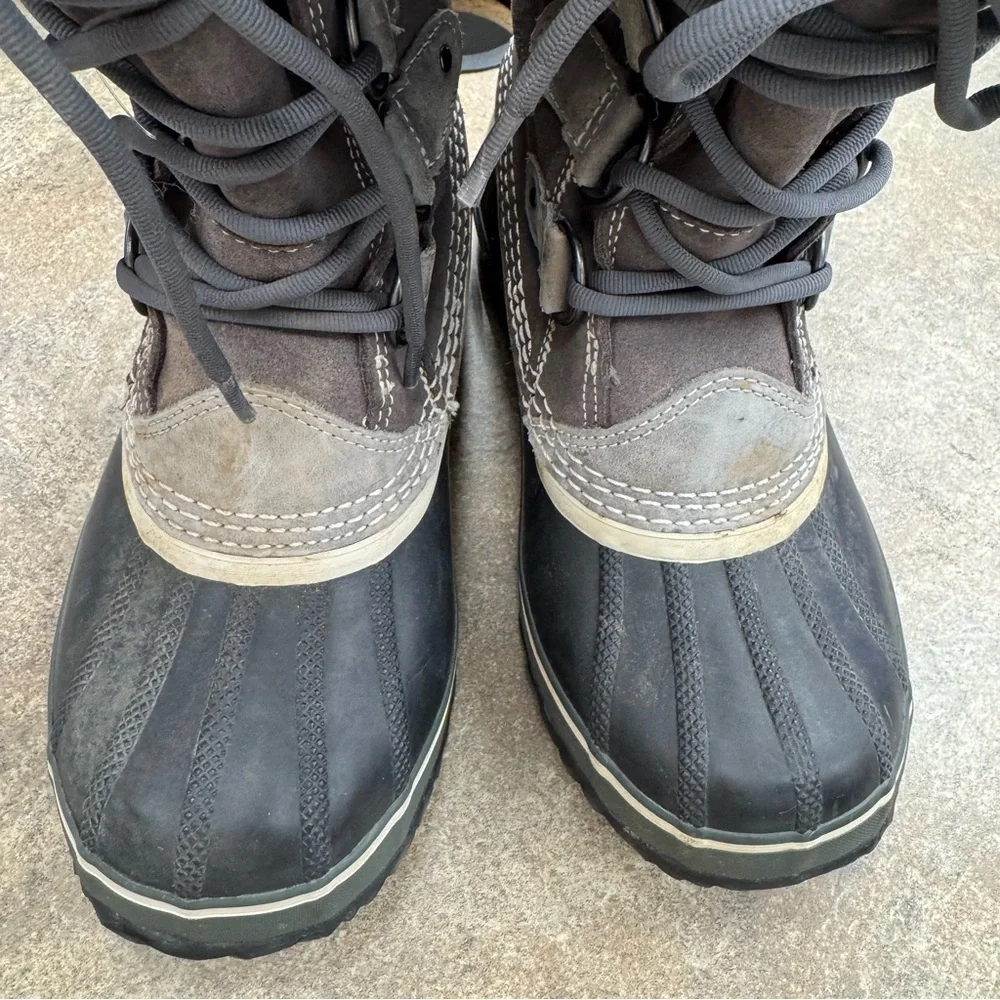 Sorel Women's NL1540 Fur Joan of Arctic Leather Waterproof Winter Boots Size 7